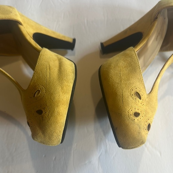 North Elegant Yellow Women's hells w cutout design retro style MCDD1-6 style - Picture 10 of 10